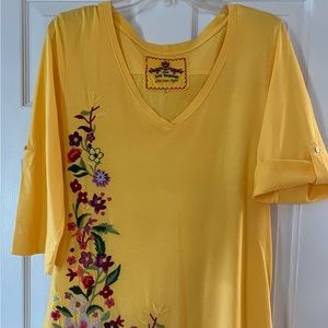 Johnny Was tee dress (too knee) or add leggings